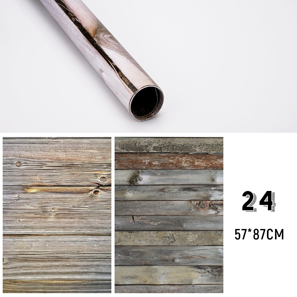 'Buy 5 Free 1' Photo Backdrop Double Sided Wood Grain Marble Cement Waterproof Photography Background Paper For Food Jewelry Toy: 24