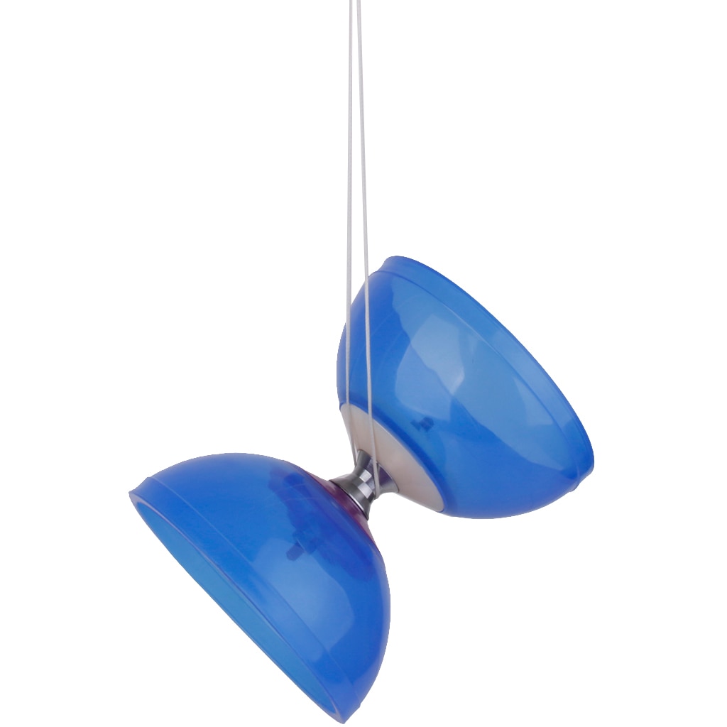 Diábolo de 5 rodamientos para niños, juego de malabarismo único, color azul, con Handsticks y cuerdas, diversión para jugar en interiores o exteriores