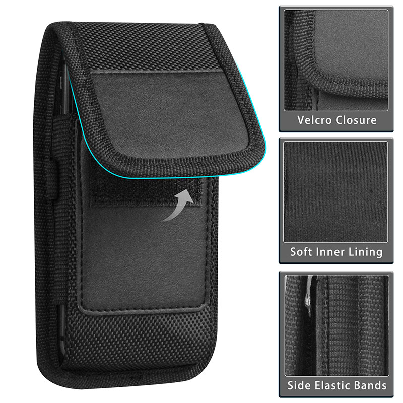 Torba telefon dla LG K61 K51 K51S K50S K41S K40S K31 Q51 Q60 V60 ThinQ Stylo 6 5 K50 przypadku futerał na pasek Oxford tkaniny pokrywa karty