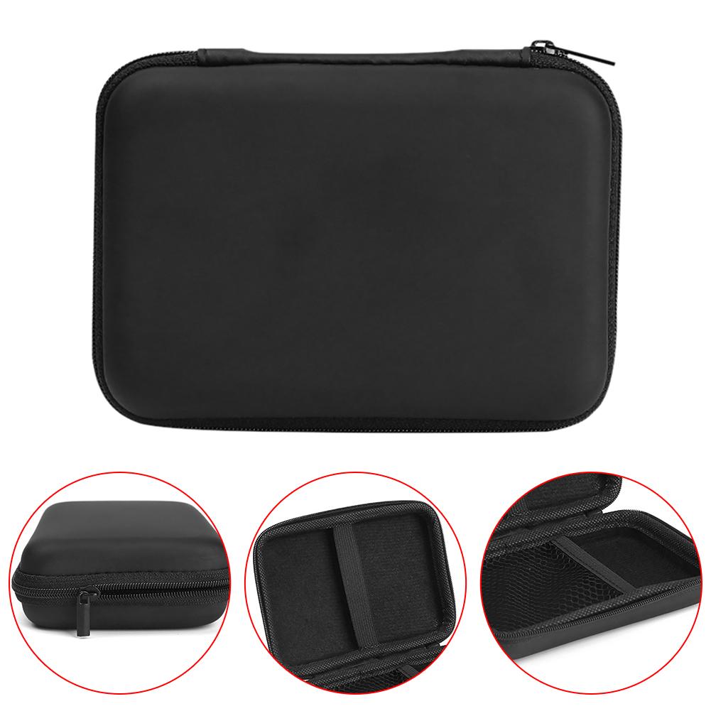 Kabeltaske cover 2.5 tommer usb powerbank ekstern harddisk beskyttelsesenhed beskyttende taske, bærbar eva opbevaringstaske til rejser
