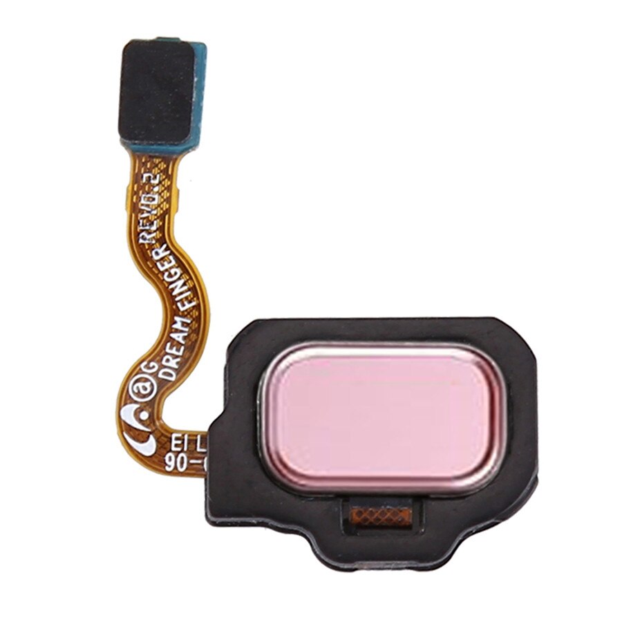 IPartsBuy nouveaux articles bouton d'empreinte digitale câble flexible pour Galaxy S8: Rose Gold