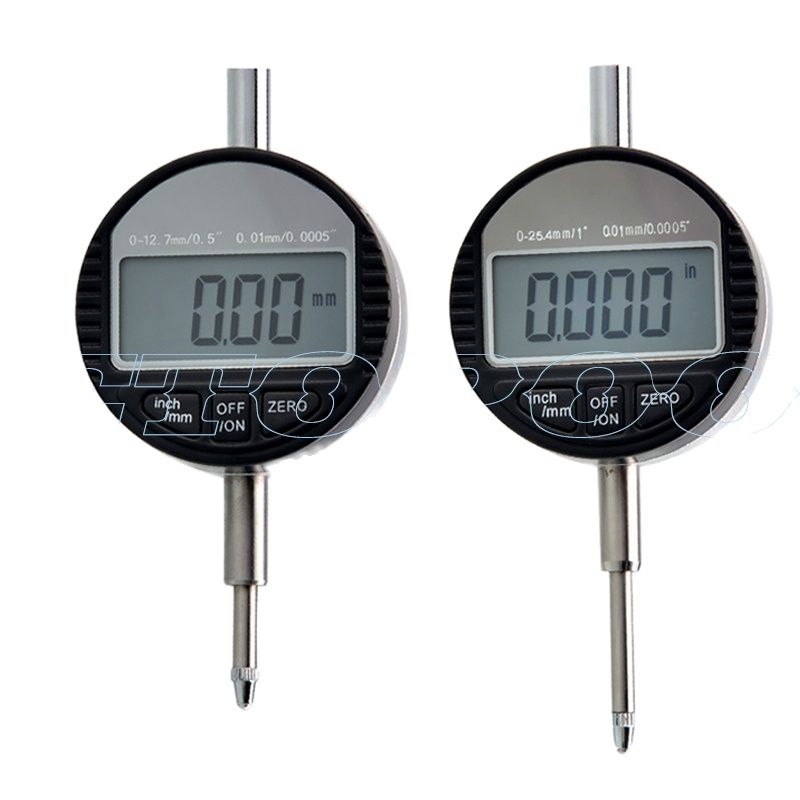 Micron digital indicator 0-12.7*0.001mm Digital Micrometer Metric/Inch Range 0-12.7mm/0.5" Dial Indicator Gauge With Retail Box