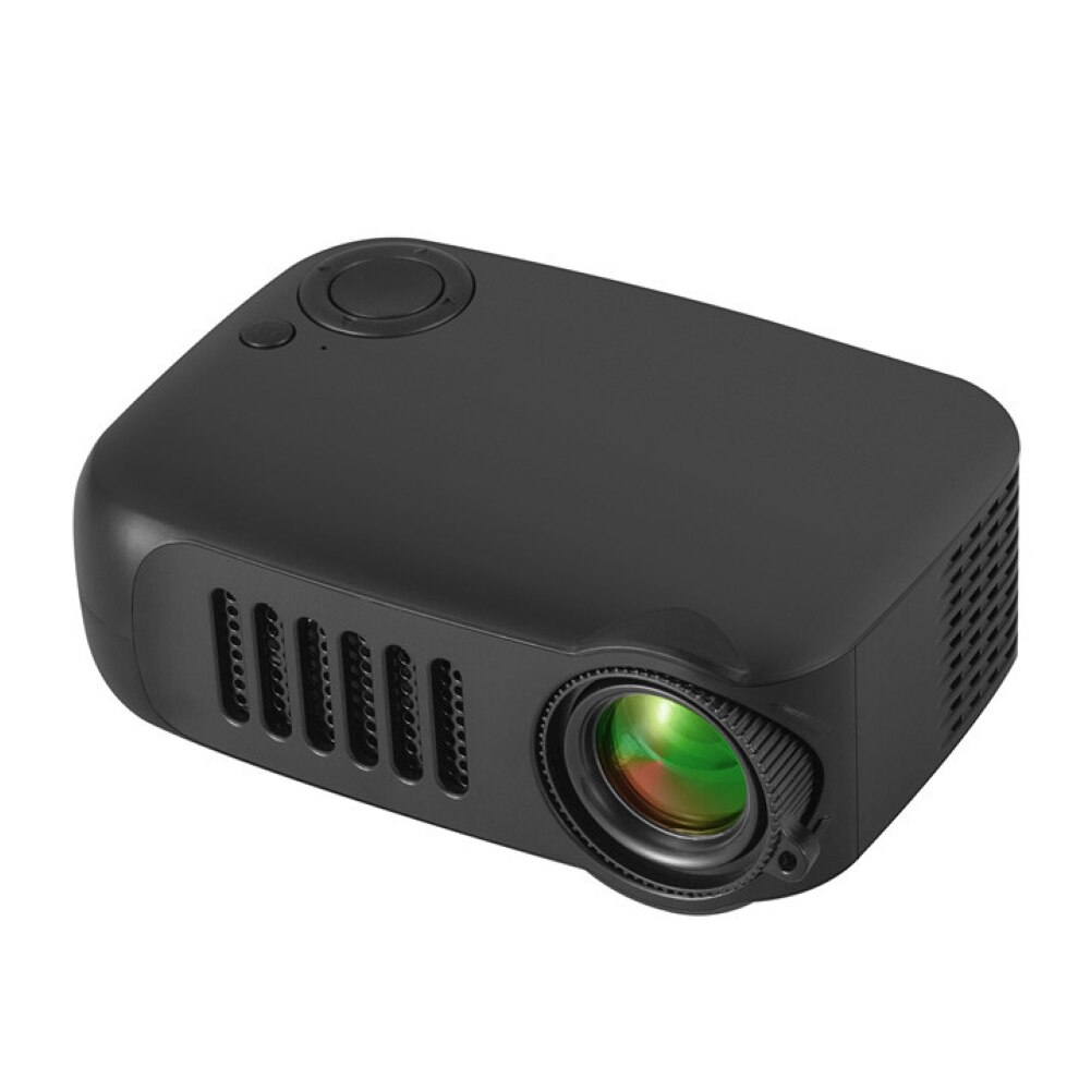 A2000 Mini Draagbare 1080P Hd Huishouden Smart Projector Home Theater Multi-Media: Black