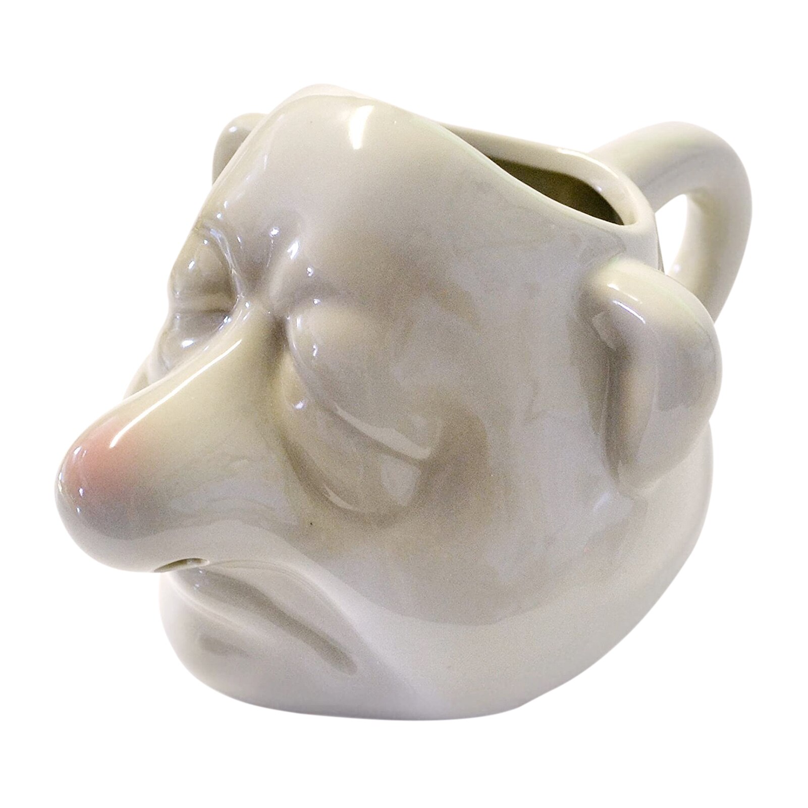 Egg white separator Big nose kitchen baking ceramic cartoon face egg white separator egg white separation gadget: Default Title