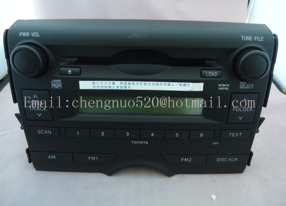 Original Matsushita 6-Disc CD changer for Toyota Mark X car radio audio 86120-0P050 MP3 WMA AUX Tuner sound system