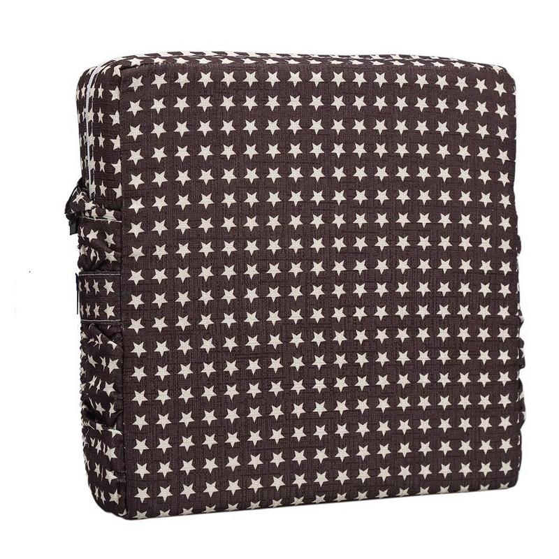 Baby Booster Seat Cushion Square, Fansu Cartoon Printed Toddler Kid Dismountable Increase Dining Chairs Pad Washable Thick High Chair Booster Cushion Mat With Belts (Unicorn, 15.6x15.7x3.2inch