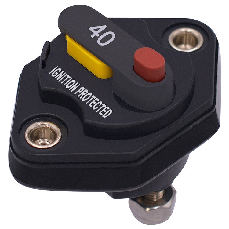 20 30 40a interruptor fusível inversor botão de reset manual reboque marinho 12 v-32 v dc 40 ampères do caminhão do automóvel rv à prova dwaterproof água: 40A