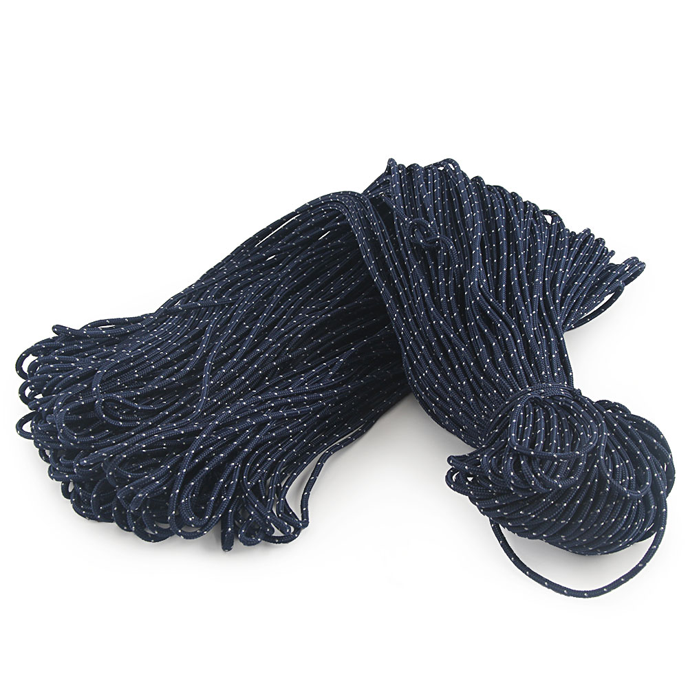 Paracord-cuerda trenzada para paraguas Paracord, brazalete de cordón trenzado de 2mm para acampada, 100m: Rojo y verde