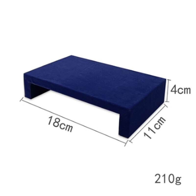 Velvet Jewelry Display Holder Blue Ring Necklace Bracelet Jewelry Organizer Storage Stand Engagement Jewelry Counter Showcase: S stand