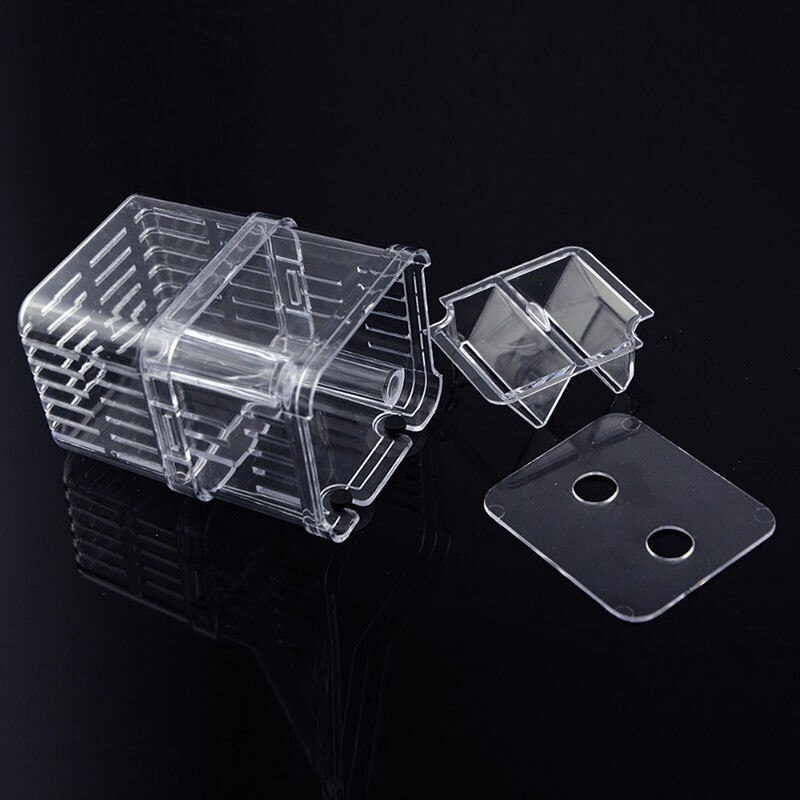 2 Size Acrylic Aquarium Floating Breeding Box Double Layers Fish Tank Aquariums For Guppy Betta Breeding Hatchery Isolation