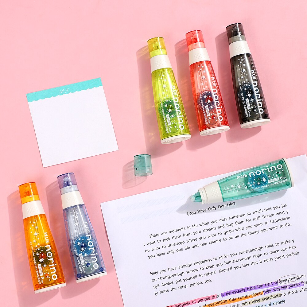 1pc più Norino scorrere nastro biadesivo rivista attrezzo punto tipo modifica adesiva punto colla scuola forniture per ufficio