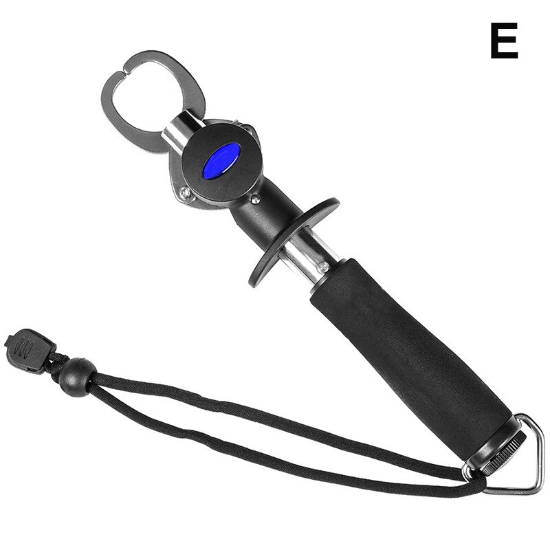 Stainless Steel Fish Lip Gripper Grabber Grip Tool Stainless Steel Fish Holder with Non Slip Handle B99: e