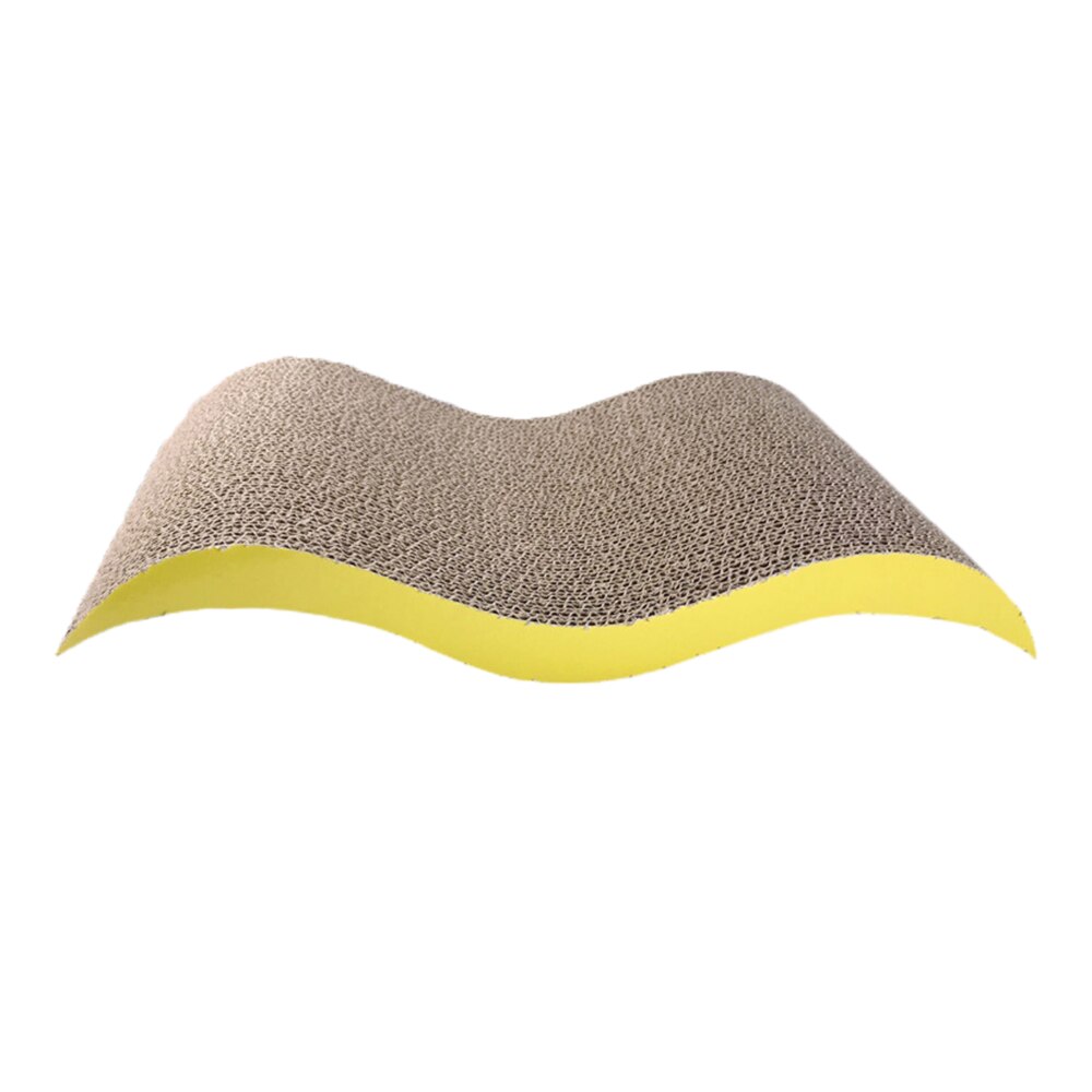 Cat Scratch Board S-Shaped Corrugated Paper With Cats Claw Grinding Nail Scraper Mat Mattress Cat Supplies