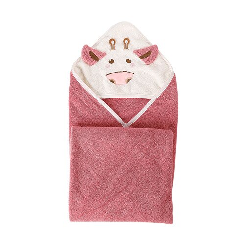 Høst baby gutter barn badehåndkle jenter hettegenser jule poncho barn badehåndkle tegneserie dyr svømme badekåpe bomull: Rød