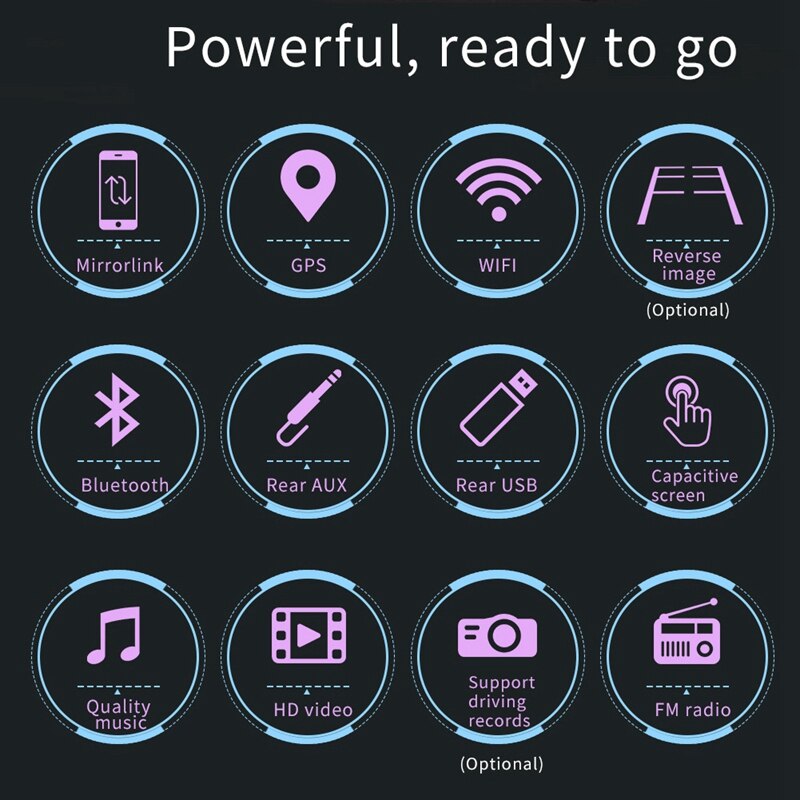 -7 tuuman android 10.1 autoradio multimediavideosoitin wifi gps auto stereo kaksinkertainen 2 din autostereo usb fm radio