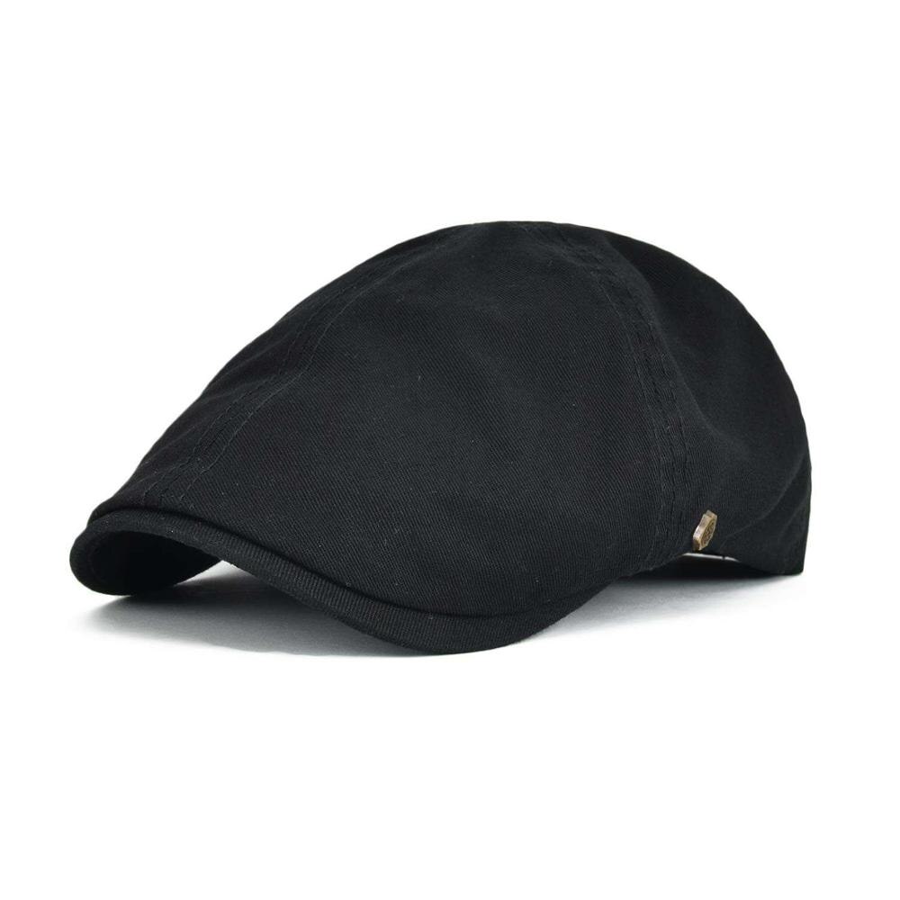 Hombres Boina Sombrero Algodón Ajustable Newsboy Sombreros Cabbie