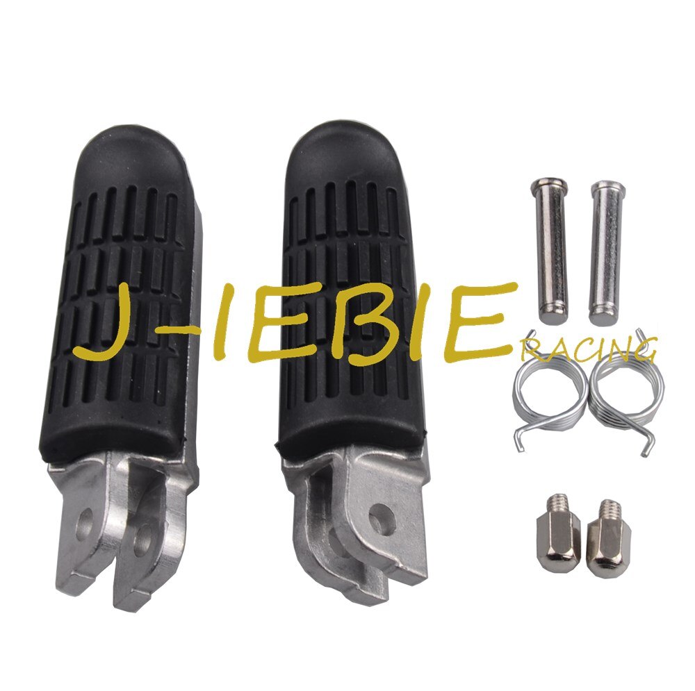 Front Footrest Foot Pegs For Honda NT700 CB500 CB600F Hornet NT400 NTV600 VT250 CB400 CBF600 CBF1000 CBR600F CBR1000F