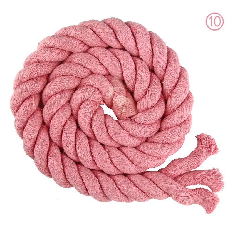Cordon en coton torsadé de 2 mètres, 20mm, haute ténacité, corde décorative pour sac de maison, accessoires textiles pour la maison, artisanat: color 10