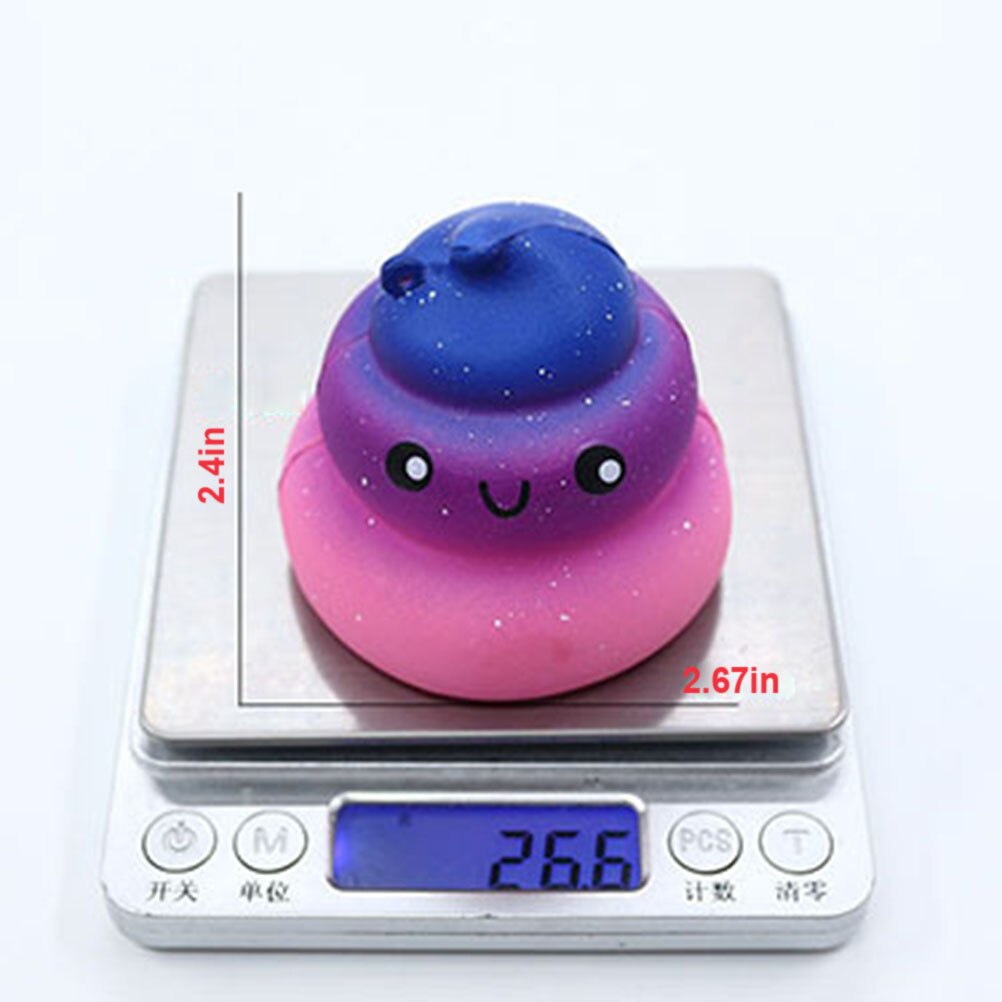 Stress Relief Toy Squeeze ToysExquisite Fun Galaxy Poo Scented Squishy Charm Slow Rising Stress Reliever Toy