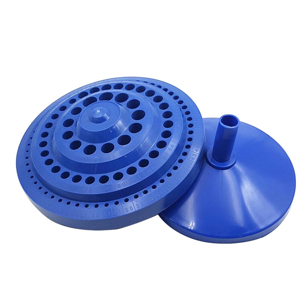 Plastic Drill Bits Storage Case, Easy to store with rotating stand structure