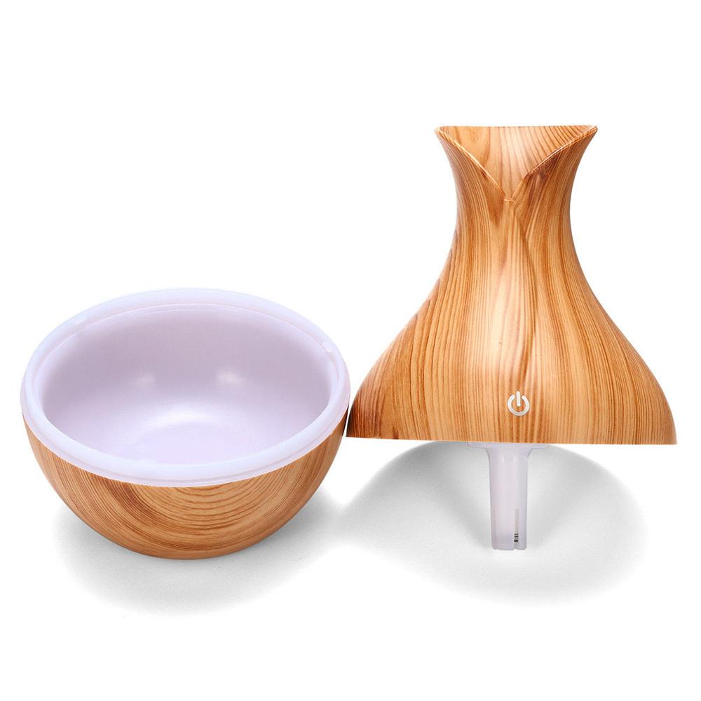 Uiterlijk usb led ultrasone aroma luchtbevochtiger essentiële olie diffuser abs pp prachtige aromatherapie luchtreiniger