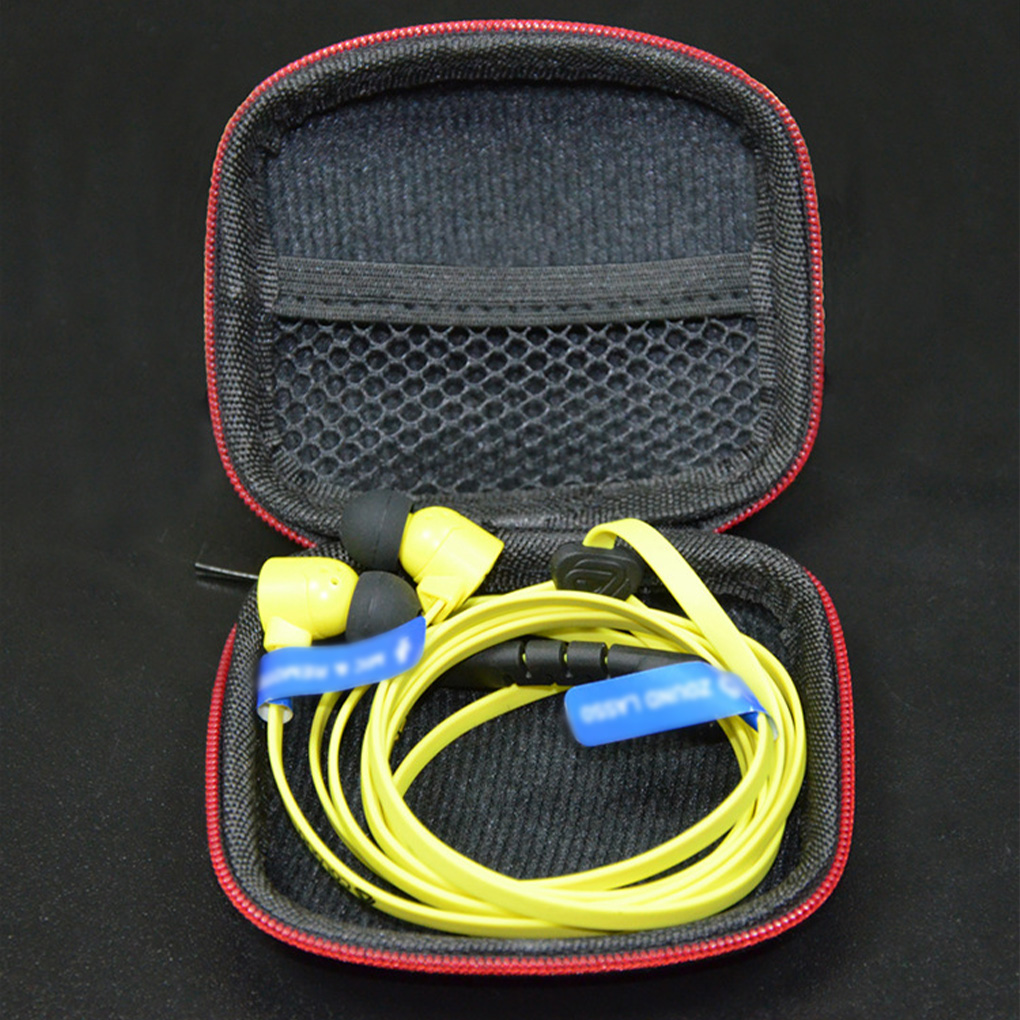 KZ-Bolsa de almacenamiento para auriculares inalámbricos, caja para auriculares, interior, exterior, casa, oficina, viaje, funda protectora con cremallera
