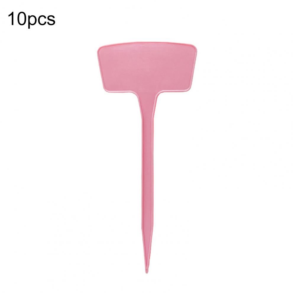 10 sztuk/zestaw 20cm etykiety na rośliny wodoodporna konstrukcja wkładki w kształcie litery T plastikowe znaczniki na rośliny klasyfikacja znak sortowania bilet robić ogrodnictwa: Niebieski