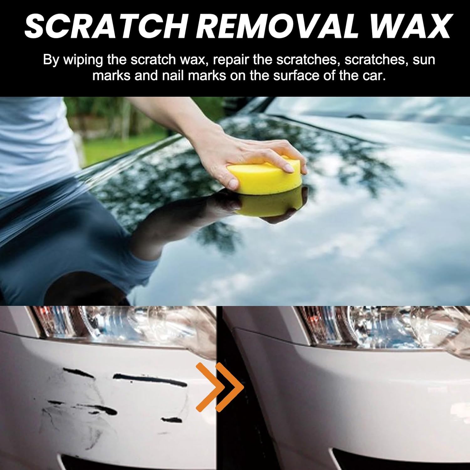 Scratch Repair Wax for Car Scratch Repair Paste Polishing Wax Car Scratch Remover for Kit(1Pack)