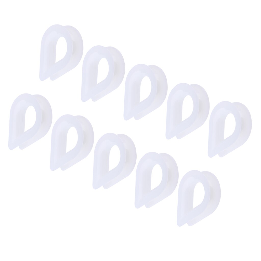 Total 10Pcs, Braided Nylon Anchor Rope/Line with Thimble, Boat Rode 5/8inch