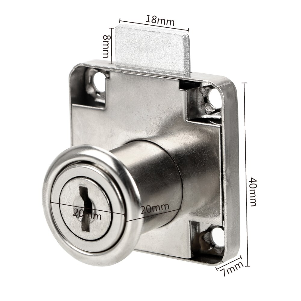 Zinc Alloy Hardware Cabinet Locks Desk File Cabinet Lock