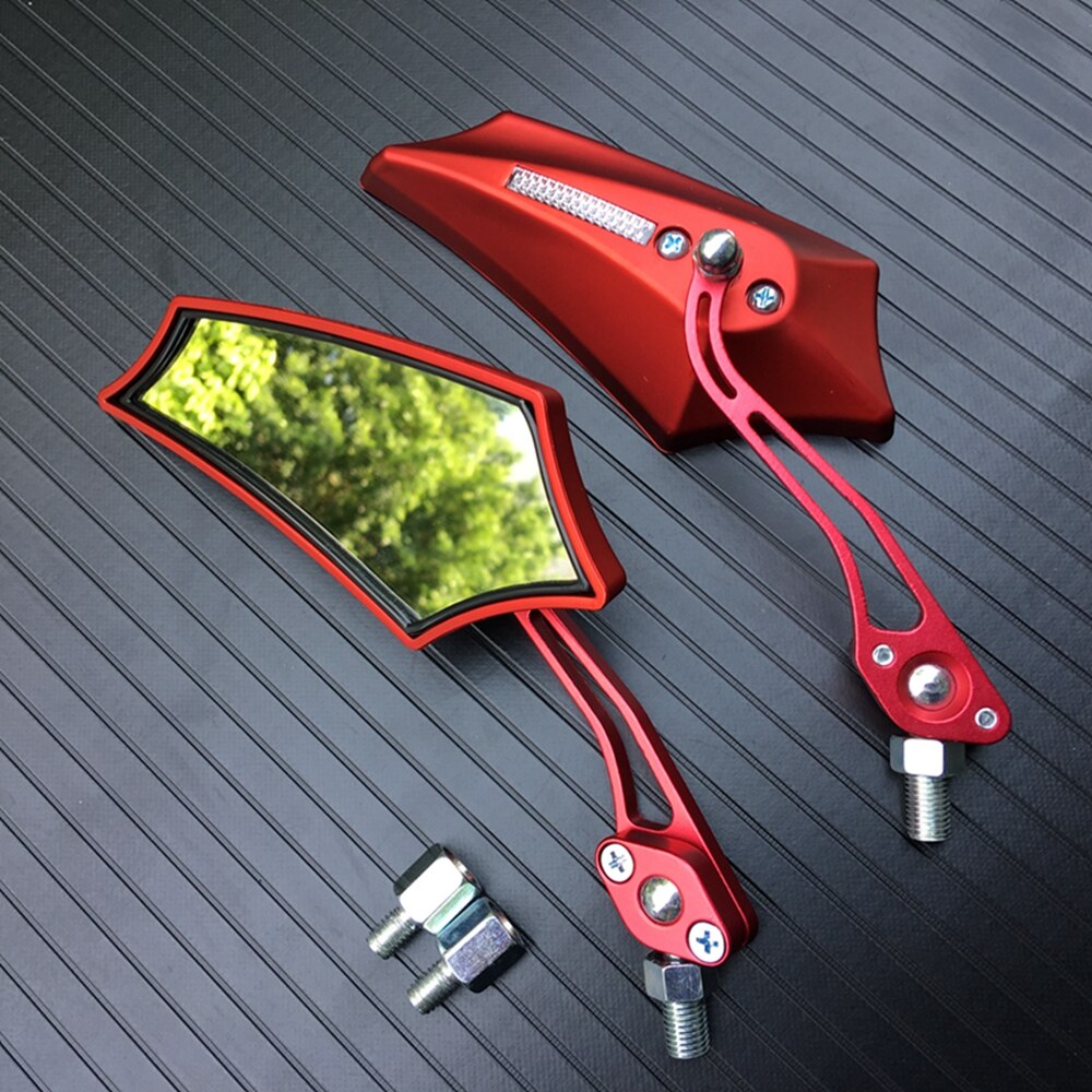 8 Kleuren Moto Rbike Moto Rcycle Achteruitkijkspiegel Moto Accessoires Unviersal 8Mm 10Mm Scooter Spiegel Moto Cross achteruitkijkspiegel
