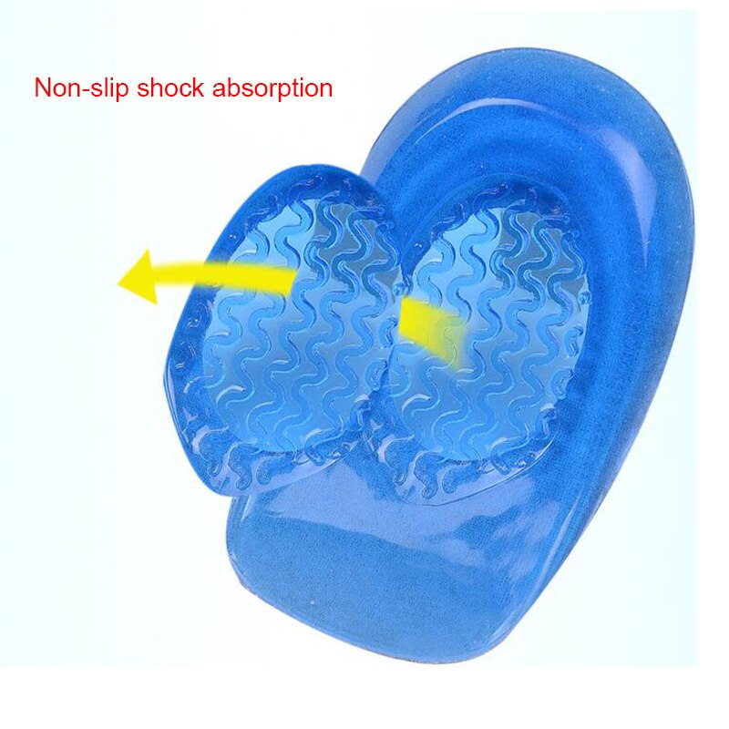1 Pair Heel Pad Pain Relief Support Cushion Silicone Gel Breathable For Outdoor Sport HB88