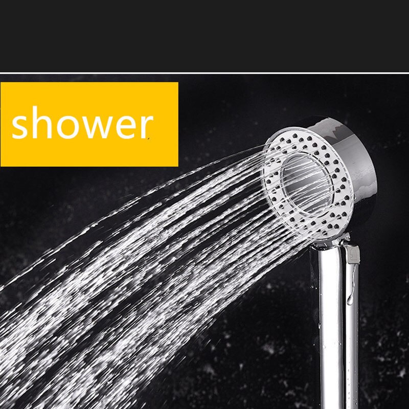 double ways shower head, with 3 functon 2 face water out bathroom general shower led spary bathroom mixer