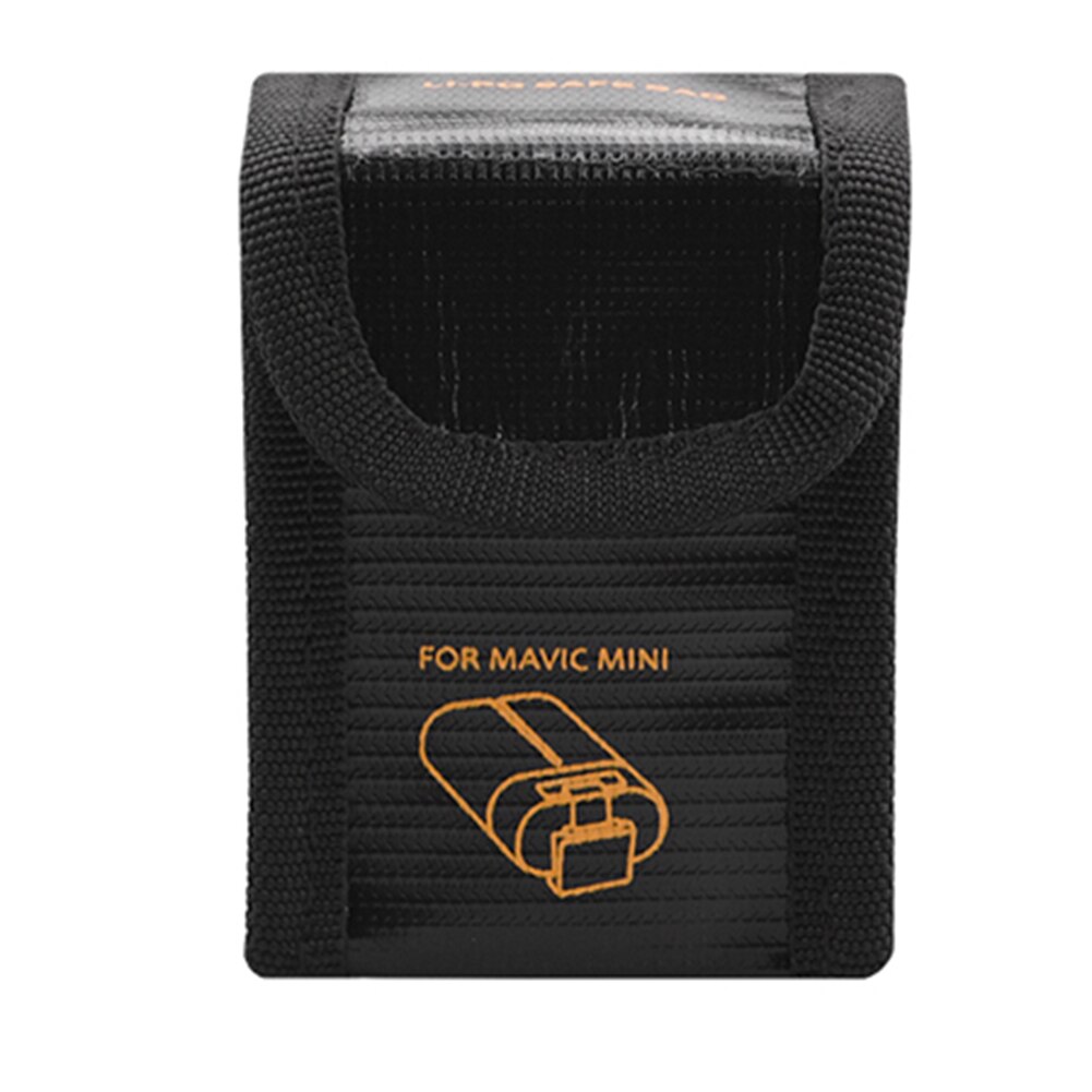 Universal drönarbatteri brandsäkert fodral påseskydd för dji mavic mini explosionssäker förvaringsväska skyddslåda senaste: 1 st