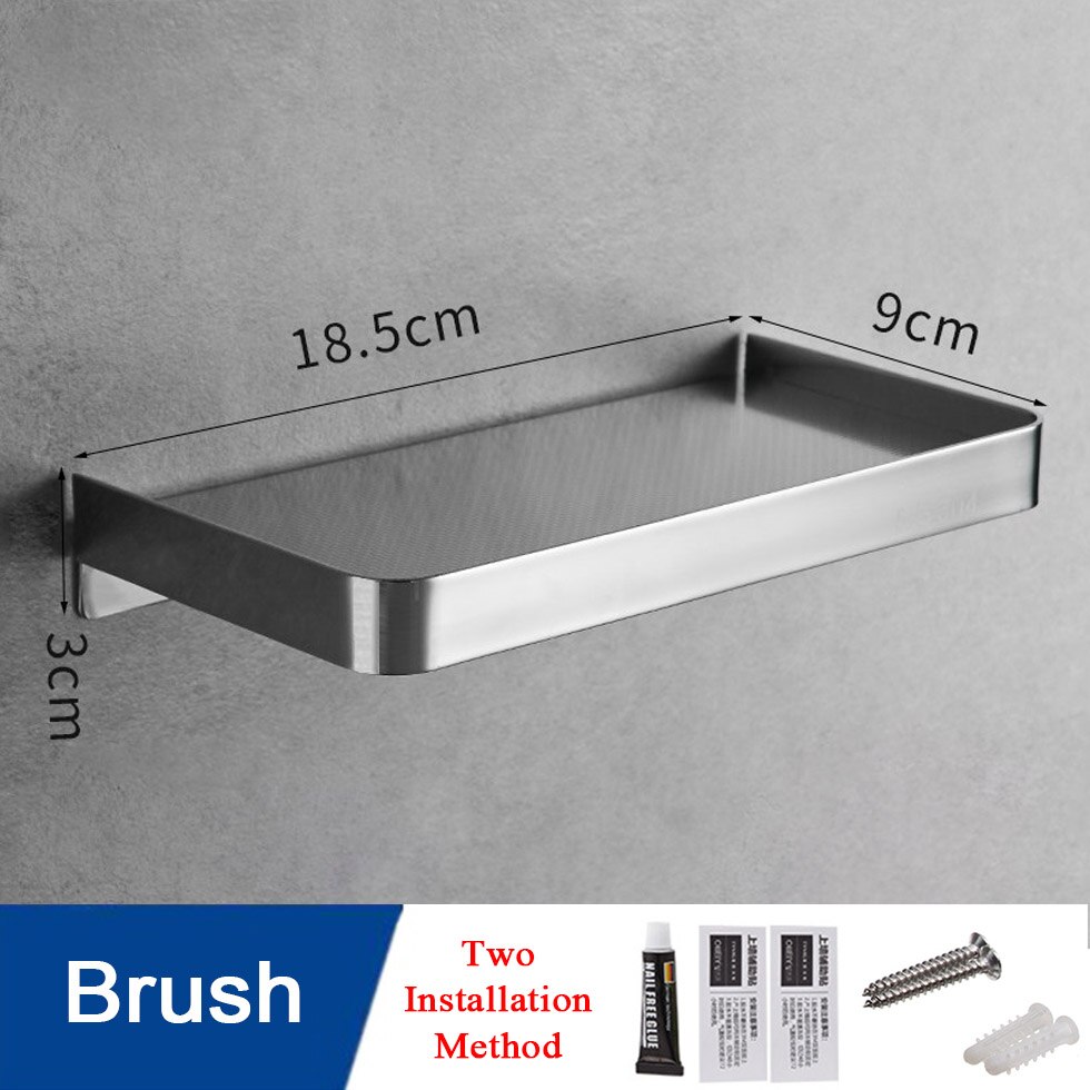 Shower Caddy Black Brush Gold 304 Stainless Steel ... – Vicedeal