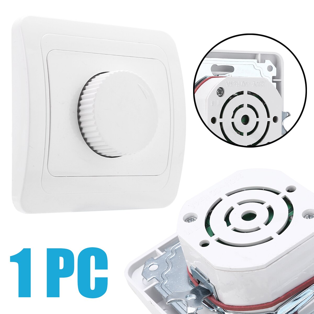 1pcs Adjustable Wall Mount Rotary Dimmer Brightness Controller LED Dimmer Switch Lighting Accessories