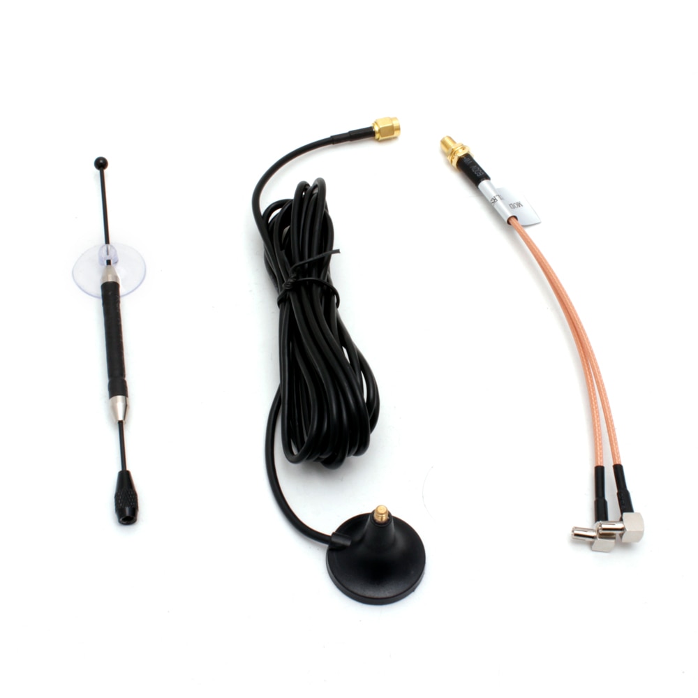 10dBi 4G Antenna RG174 with SMA Female to Y type 2 X CRC9 Male RG316 3M Cable Magnetic Base 696-960MHz / 1710-2690MHz