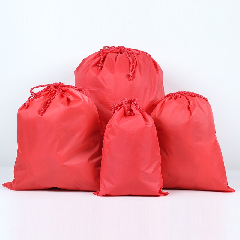 Waterproof Nylon Drawstring Storage Bags for Shoes Underwear Clothes Multifunctional Travel Sport Luggage Packing Organizer