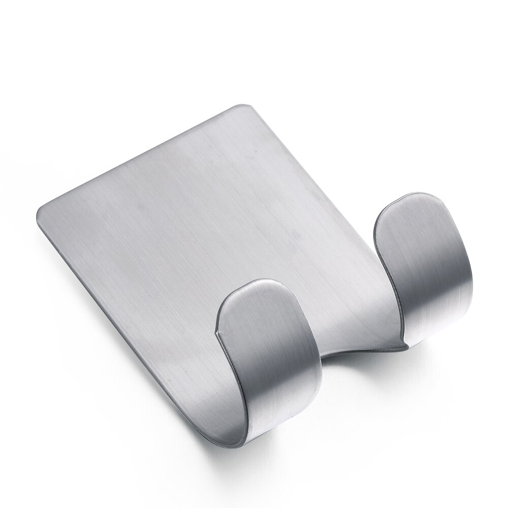 1Pcs Stainless Steel Plug Holder Adhesive Hook Plugs Storage Wall Door Razor Hanger Sticking Wall Hanger Shower Storage