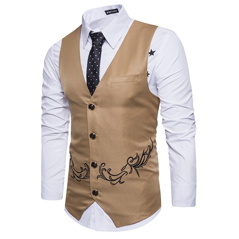 Heren formele tweed geruite double breasted vest retro slim fit colbert heren mouwloze zakelijke vesten geen overhemden