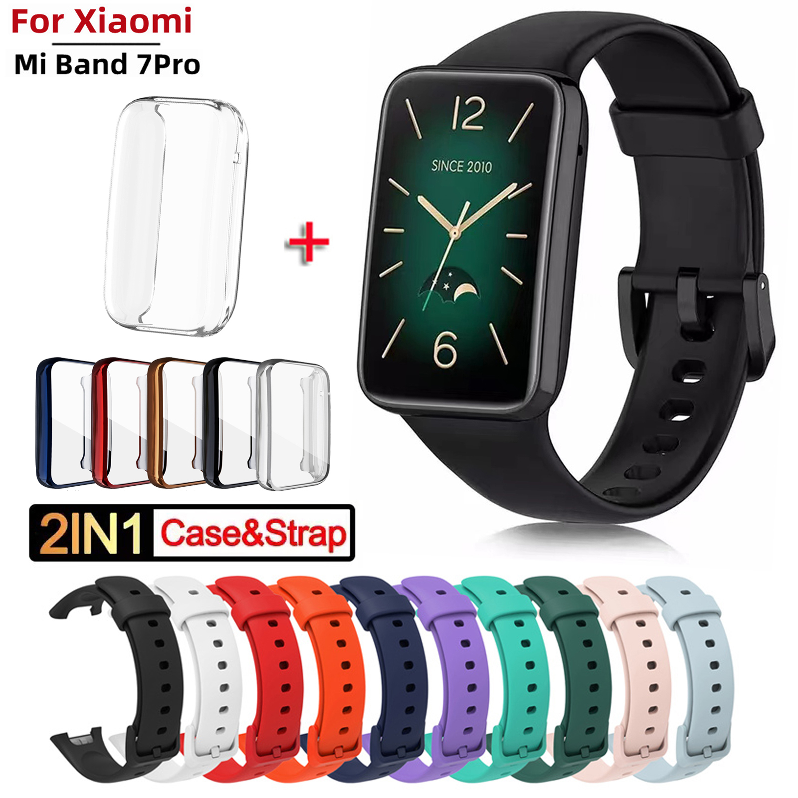 Correa de repuesto para Mi Band 7 Pro, correa de silicona para Xiaomi Mi Band 7 Pro, pulsera, correas de reloj para Xiaomi Band 7 Pro
