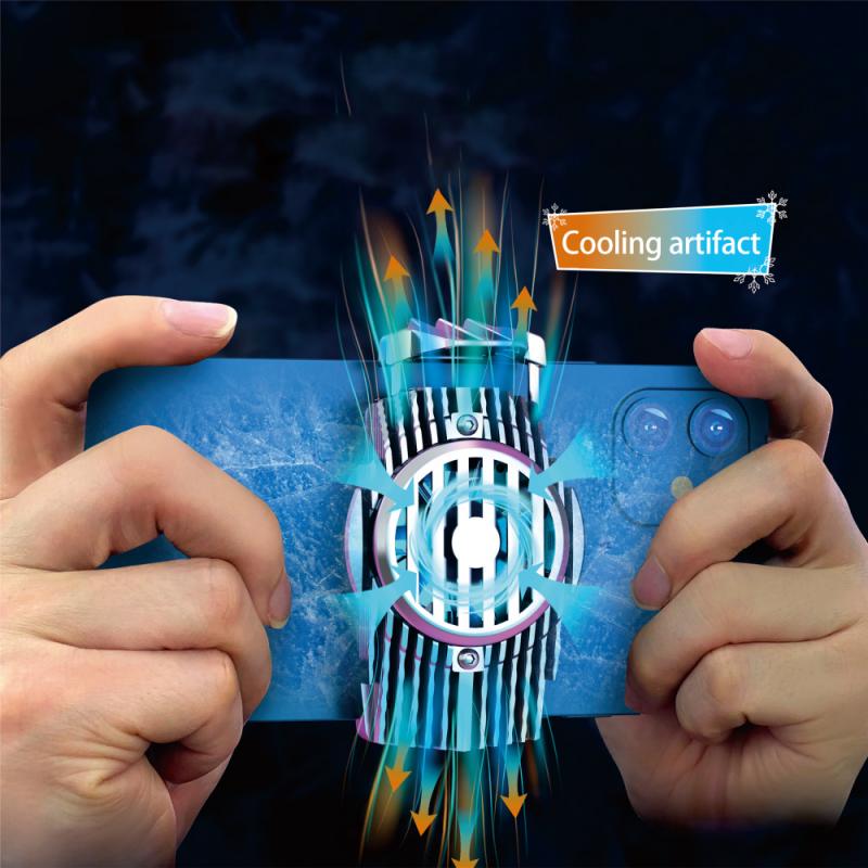 Mobile Phone Cooling Mute Fan Universal Semiconductor Refrigeration Radiator Phone Cooler Holder Mobile Phone Radiator Cooler