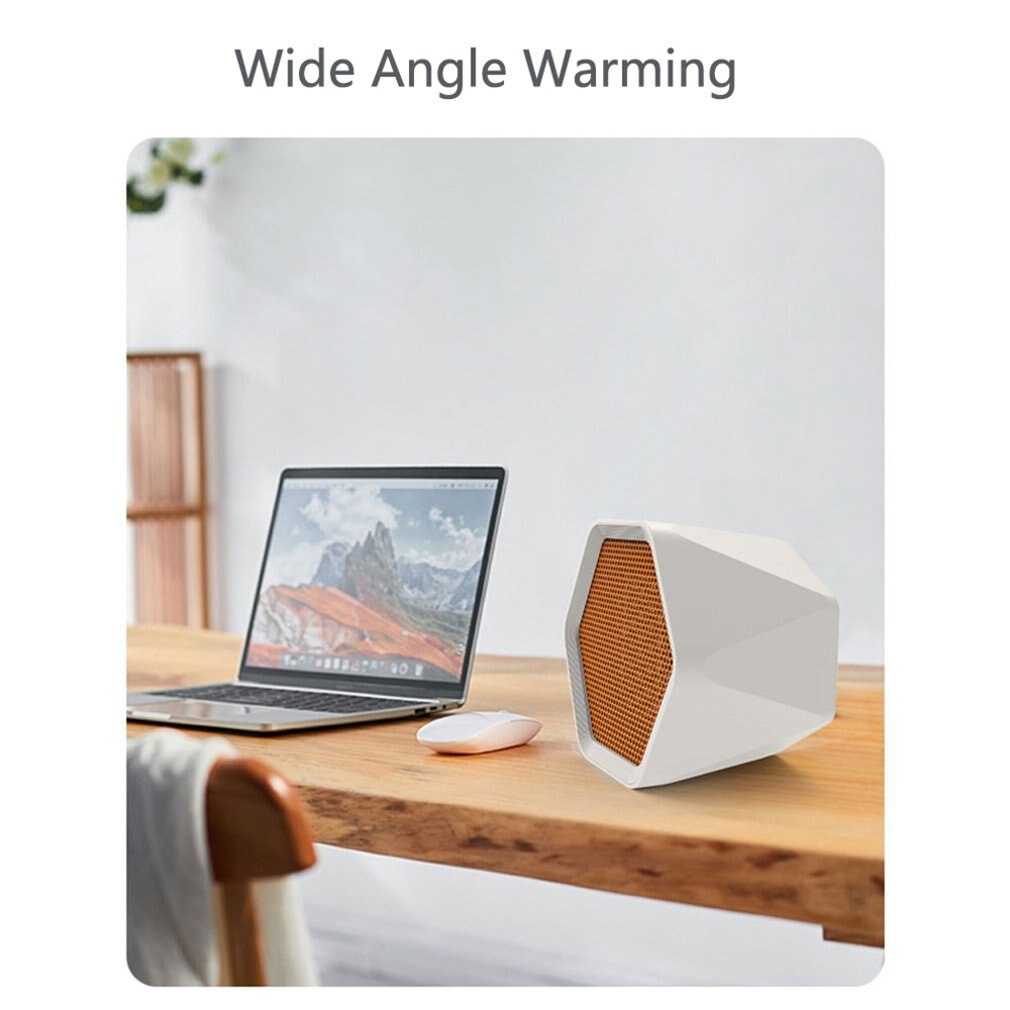 Mini Hexagonal Desktop Heater PTC Ceramic Heating Household Office Desk Portable Electric Heater Low Noise