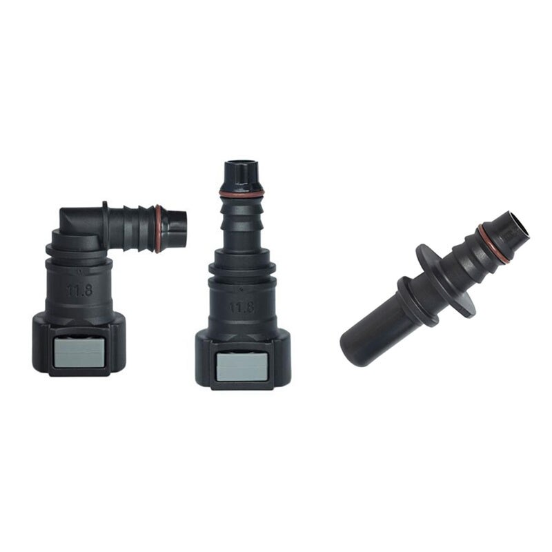 10mm bil bränsleslang snabbkoppling hona hane bensin diesel etanol bränsleslang koppling 11.8 serie 3pc