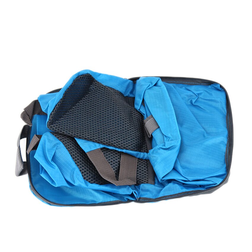 Portable voyage sacs à dos Zipper solide en Nylon sac à dos voyage femmes hommes sacs à bandoulière sac pliant