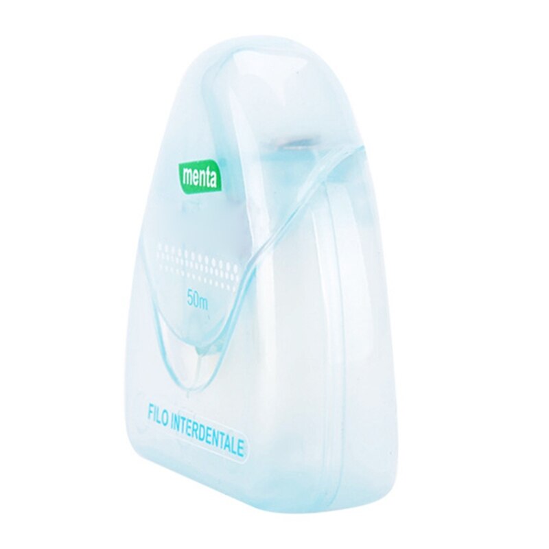 A0ND Waxed Dental Floss Suits Plaque &amp; Food Removal Super Dunne Tanden Stok Draad Toepasselijk Oral Care 54 Yards/50 Meter