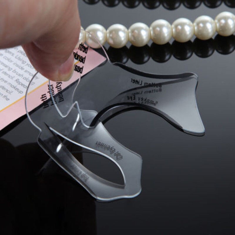 Trucco degli occhi Modello di Ombretto eyeliner di Trucco Strumento di Carta di Occhio di Gatto Delle Donne del Gatto di Linea pro eyeliner stampino modello plasmatore Modello