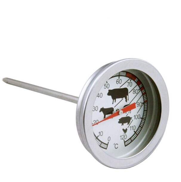 1 Stks rvs BBQ Accessoires Grill Vlees Thermometer Dial Temperatuurmeter Gage Koken Eten Probe Keuken Gereedschap