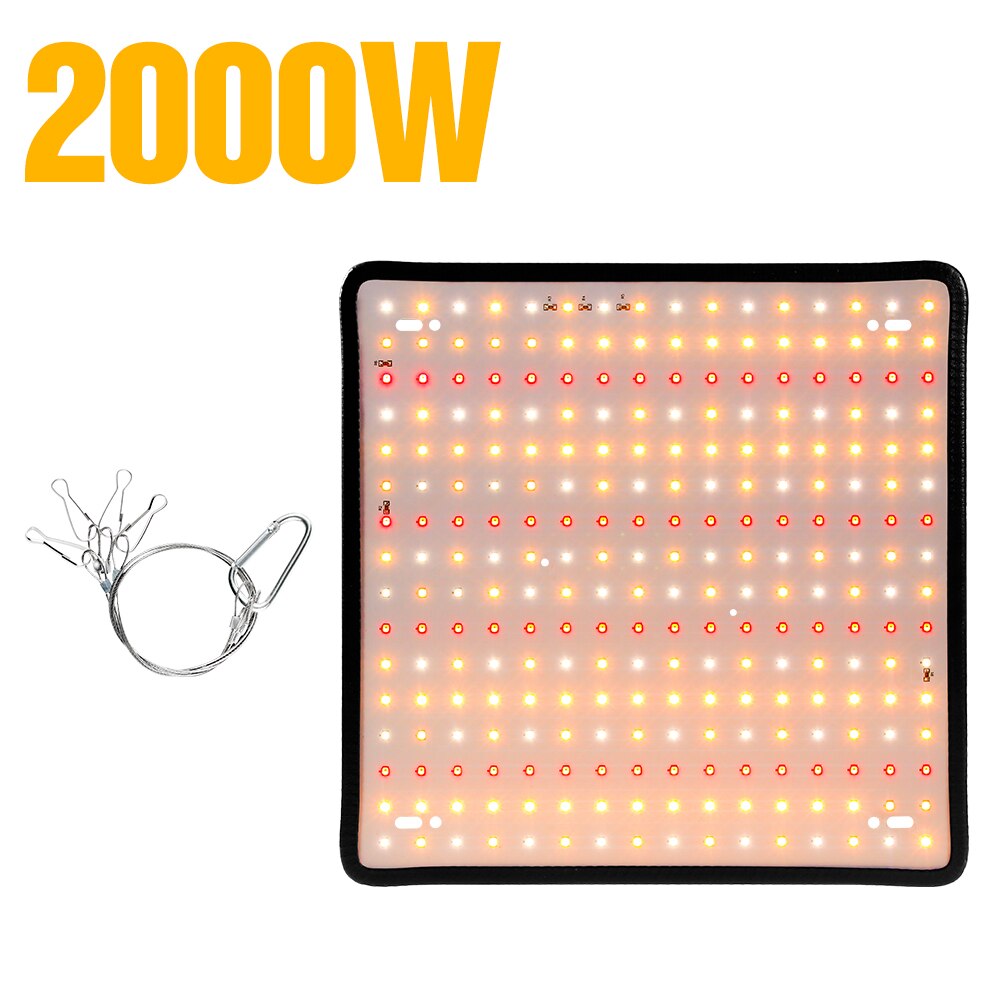 LED Voll Spektrum Licht 2000W Wachsen Licht GEFÜHRTE Anlage Lampe 220V Innen Wachsen Lampe Phyto Blume Samen LED gewächshaus Beleuchtung 110V: voll Spektrum Typ B / uns Stecker