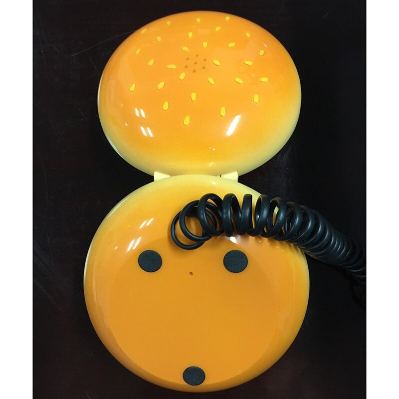 Hamburger Telefoon - Decoratieve Landlijn Telefoon - Huisdecoratie - Draaischijf